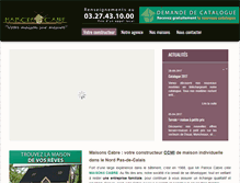 Tablet Screenshot of maison-cabre.com